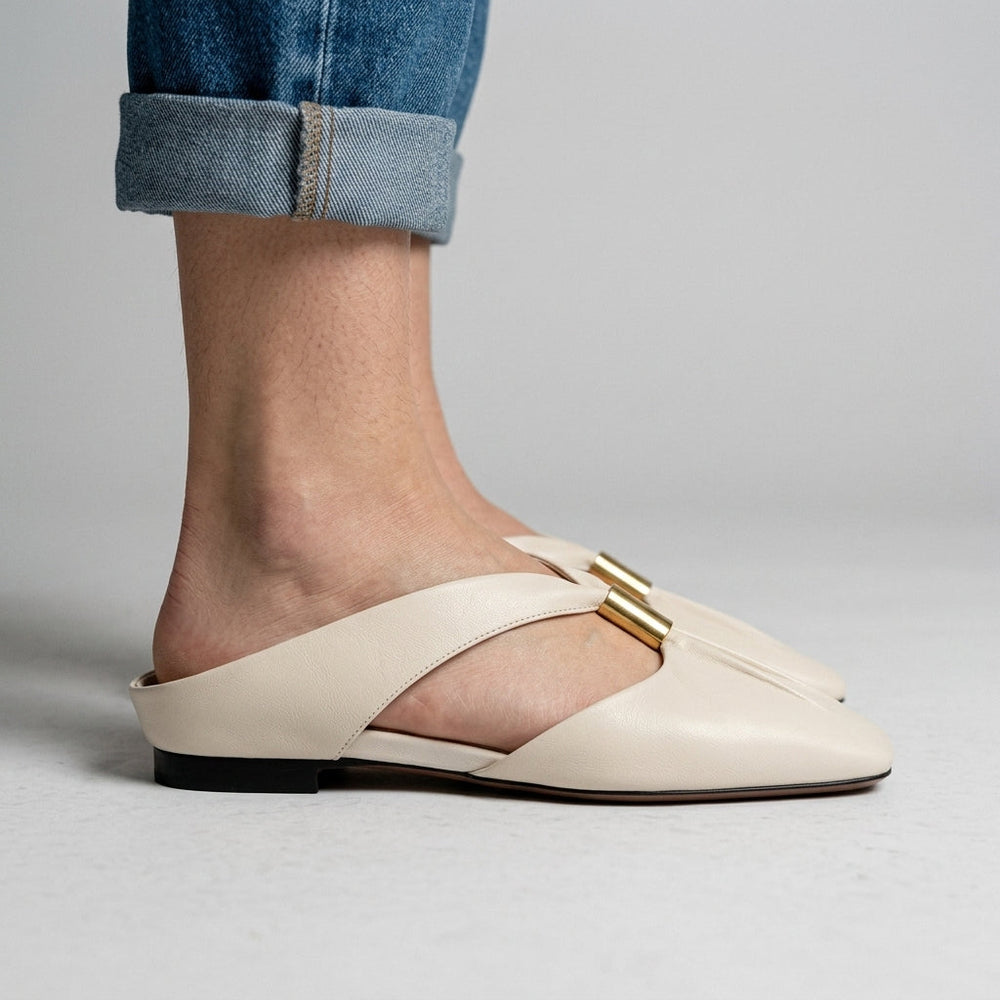 Block Heel Mules — women's mules in black