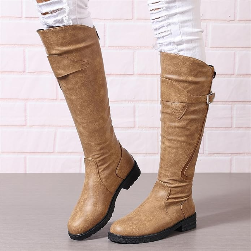 Sylviane | Wide Fit Winter Boots for Women - close-up