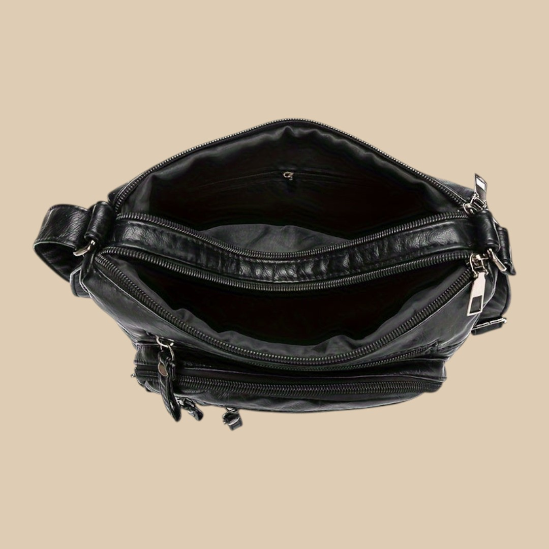 Philippine | Multi Pocket Crossbody Bag for Women - back view