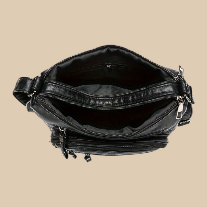 Philippine | Multi Pocket Crossbody Bag for Women - back view