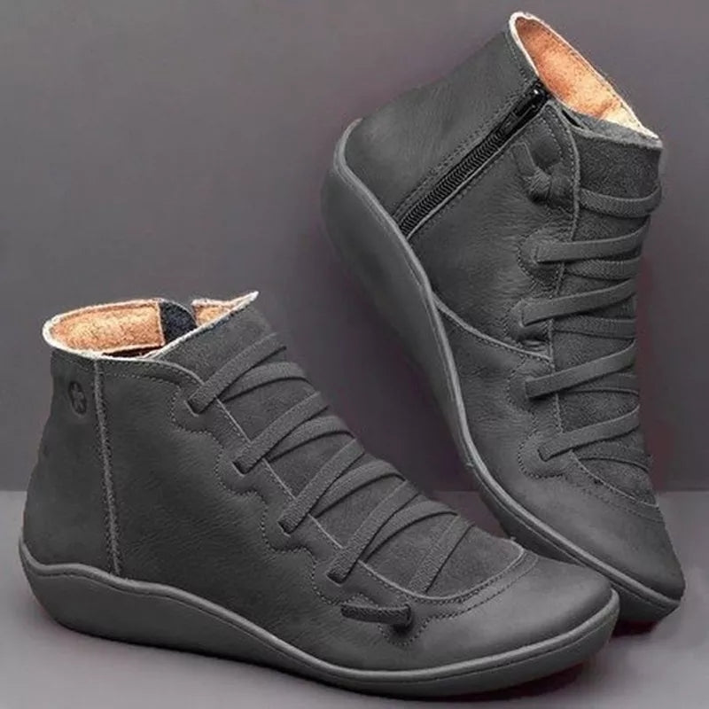 Josseline | Lace Up Ankle Boots for Women - detail view