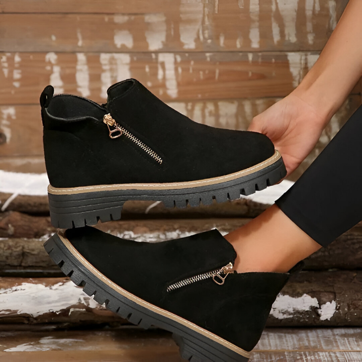 Ombeline | Chunky Sole Chelsea Boots for Women - front view