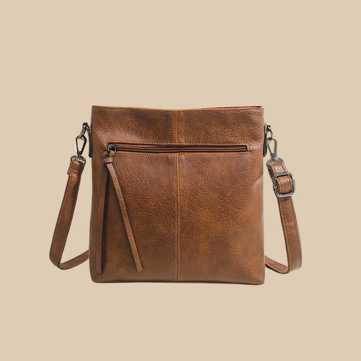 Josiane | Brown Crossbody Bag for Women - side view