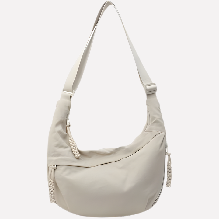 Zelina | Crescent Crossbody Bag for Women - front view