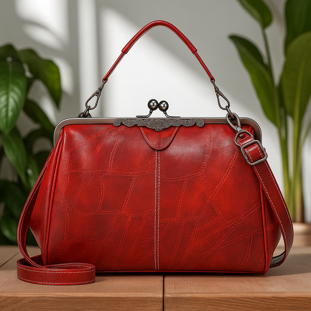 Ysoline | Vintage Crossbody Bag for Women - strap detail