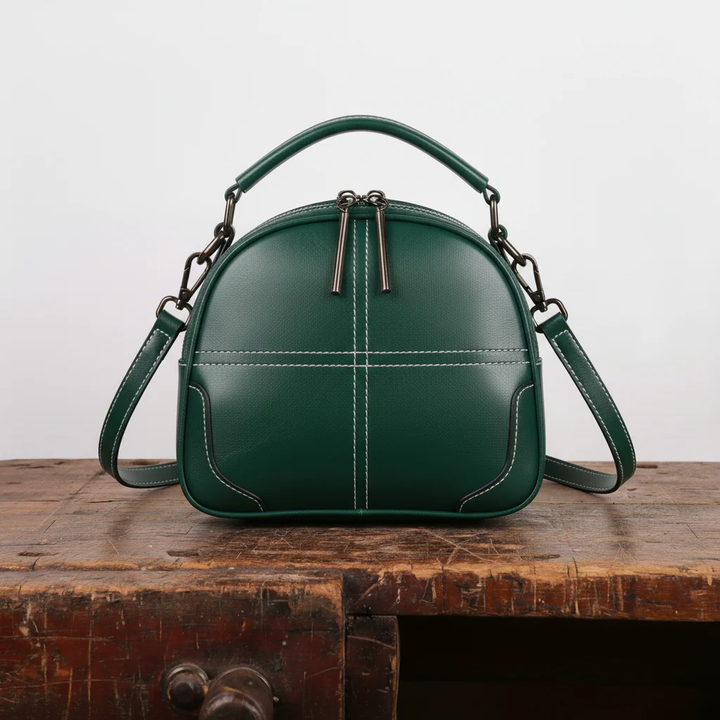 Wilhelmine | Dome Crossbody Bag for Women - worn view