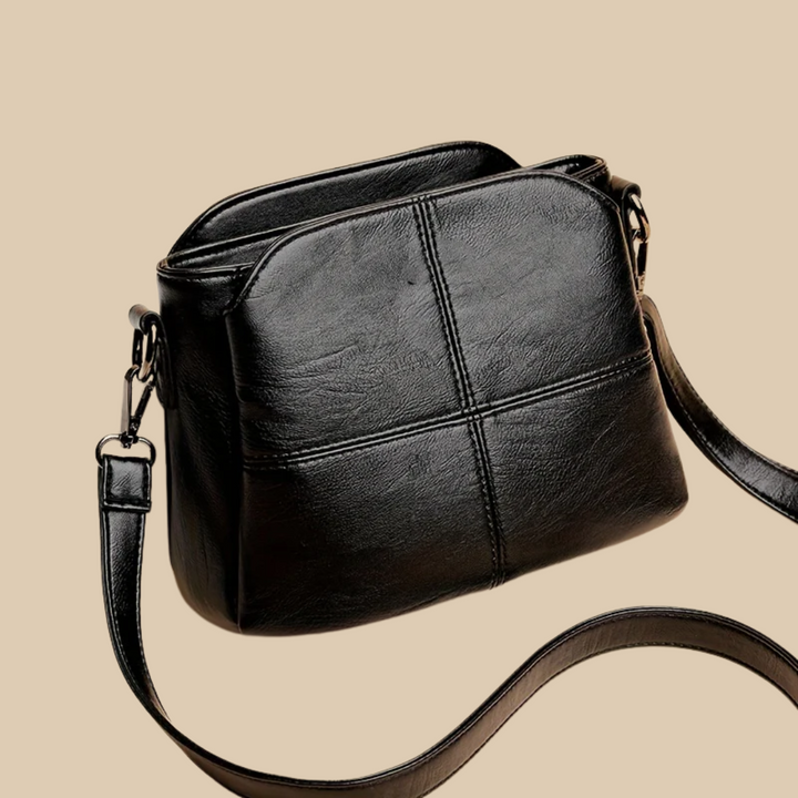 Ludmilla | Black Crossbody Bag for Women - side view