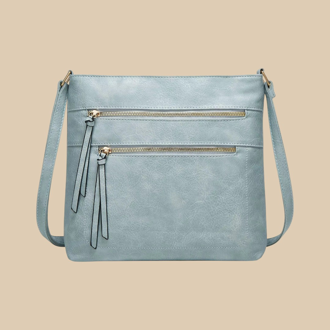 Reine | Twin Zip Crossbody Bag for Women - back view
