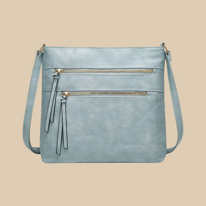 Reine | Twin Zip Crossbody Bag for Women - back view