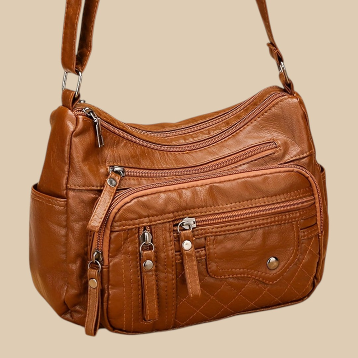 Philippine | Multi Pocket Crossbody Bag for Women - front view