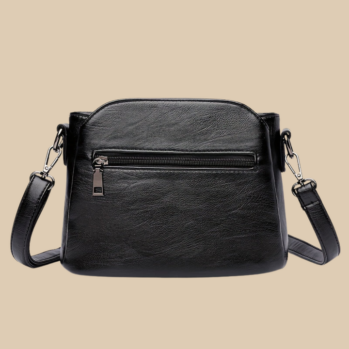 Ludmilla | Black Crossbody Bag for Women - interior view