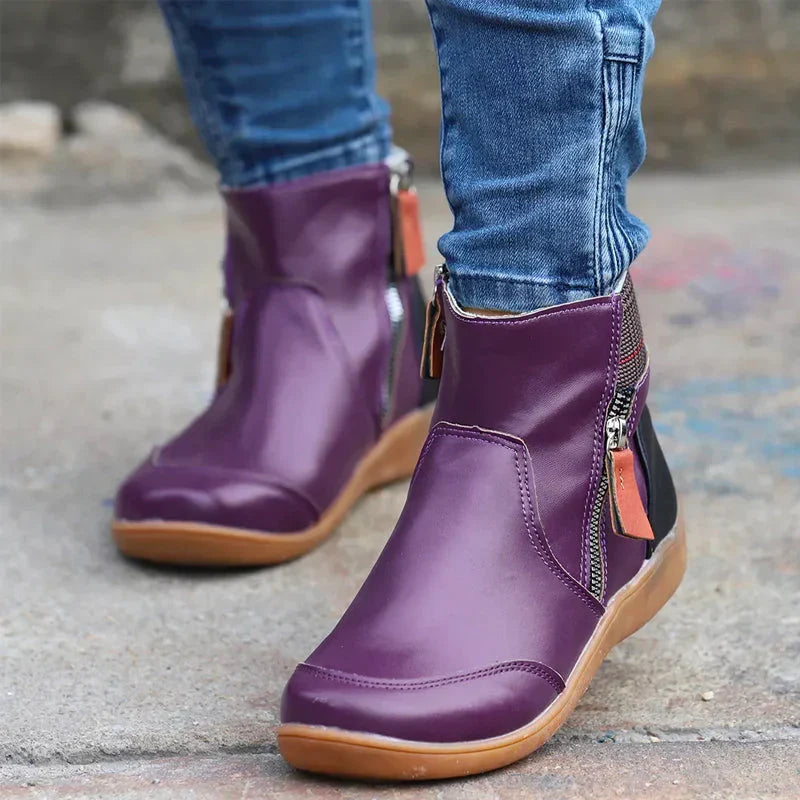 Sidonie | Waterproof Zip Ankle Boots for Women - alternate view