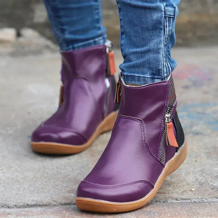 Sidonie | Waterproof Zip Ankle Boots for Women - alternate view