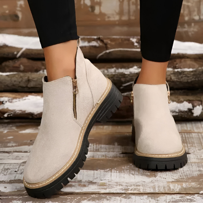 Ombeline | Chunky Sole Chelsea Boots for Women - detail view