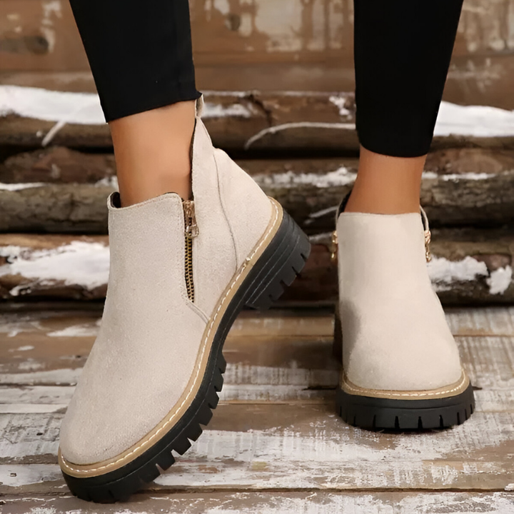 Ombeline | Chunky Sole Chelsea Boots for Women - detail view