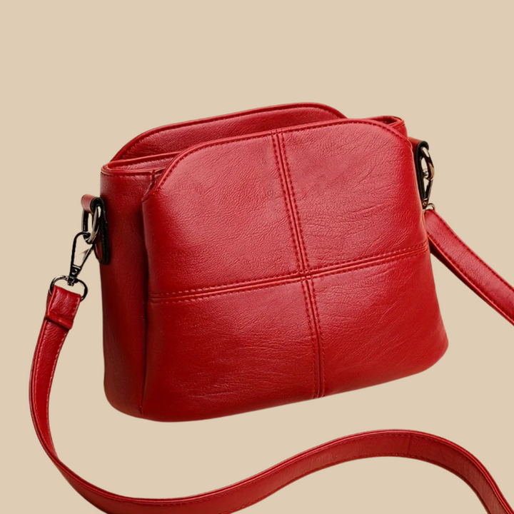 Ludmilla | Black Crossbody Bag for Women - worn view