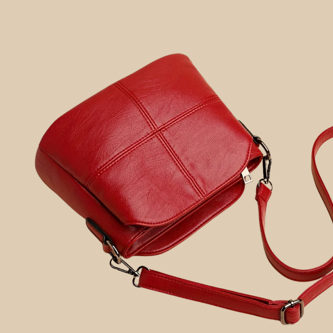 Ludmilla | Black Crossbody Bag for Women - back view