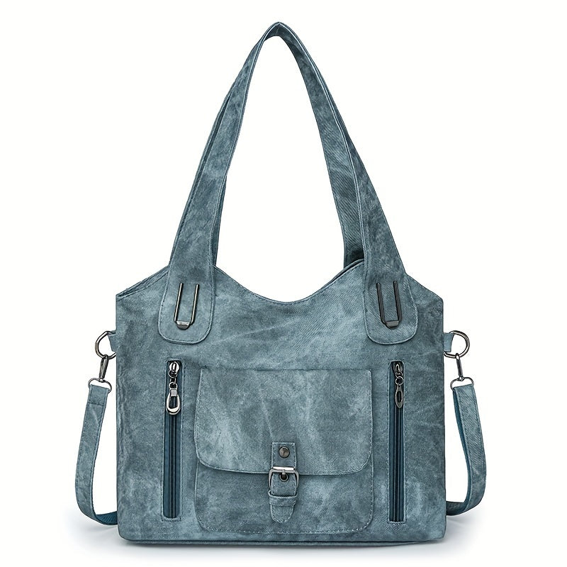 Eulalie | Vintage Shoulder Bag for Women - worn view