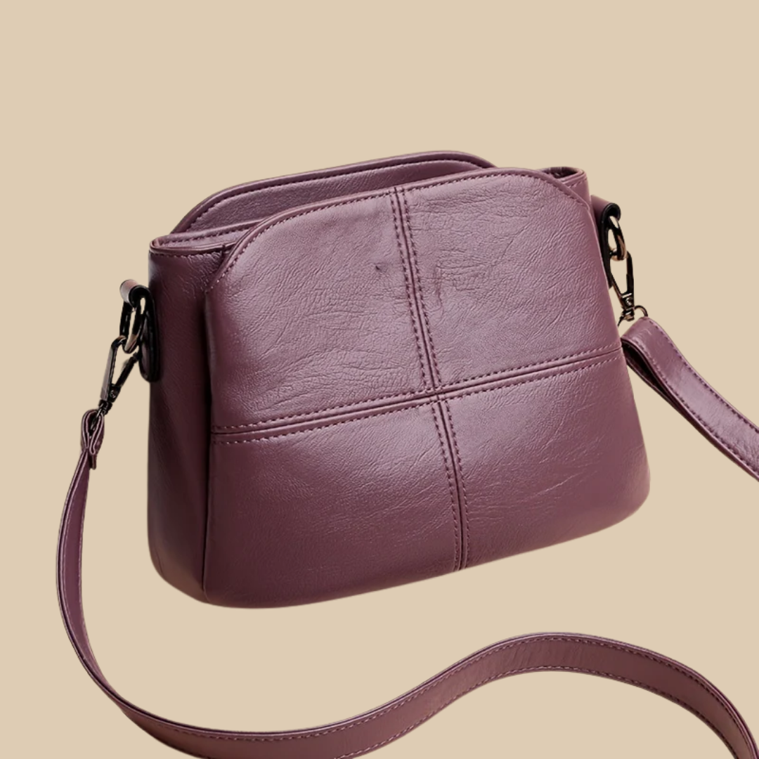 Ludmilla | Black Crossbody Bag for Women - close-up
