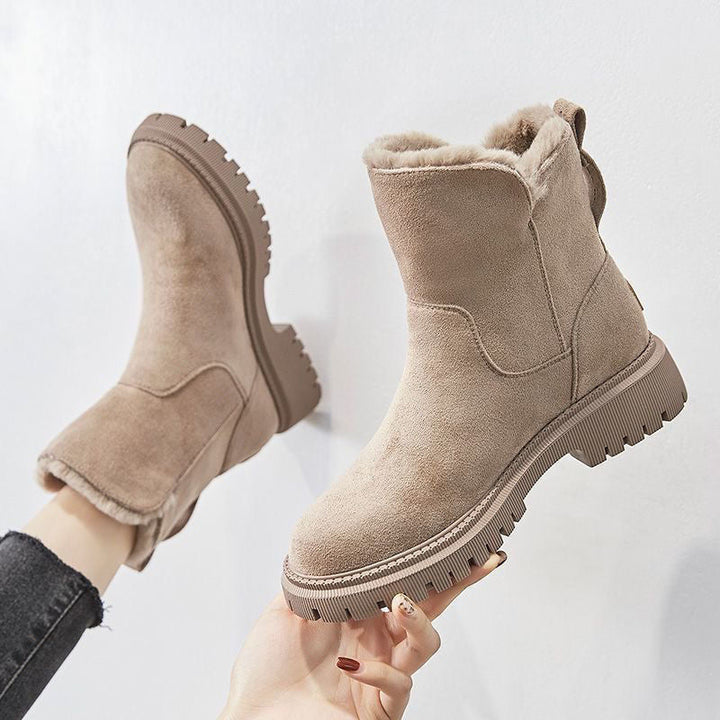 Michaline | Fur Lined Winter Boots for Women - front view