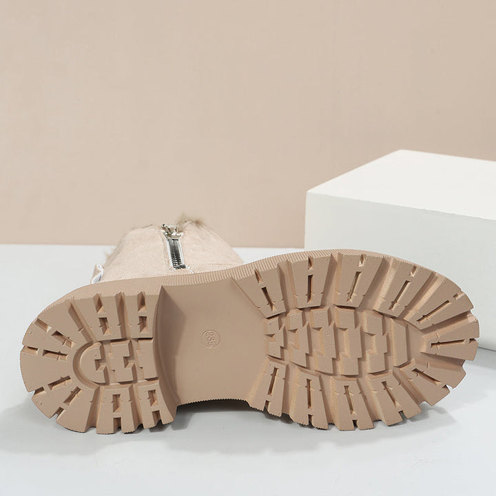 Michaline | Fur Lined Winter Boots for Women - sole detail