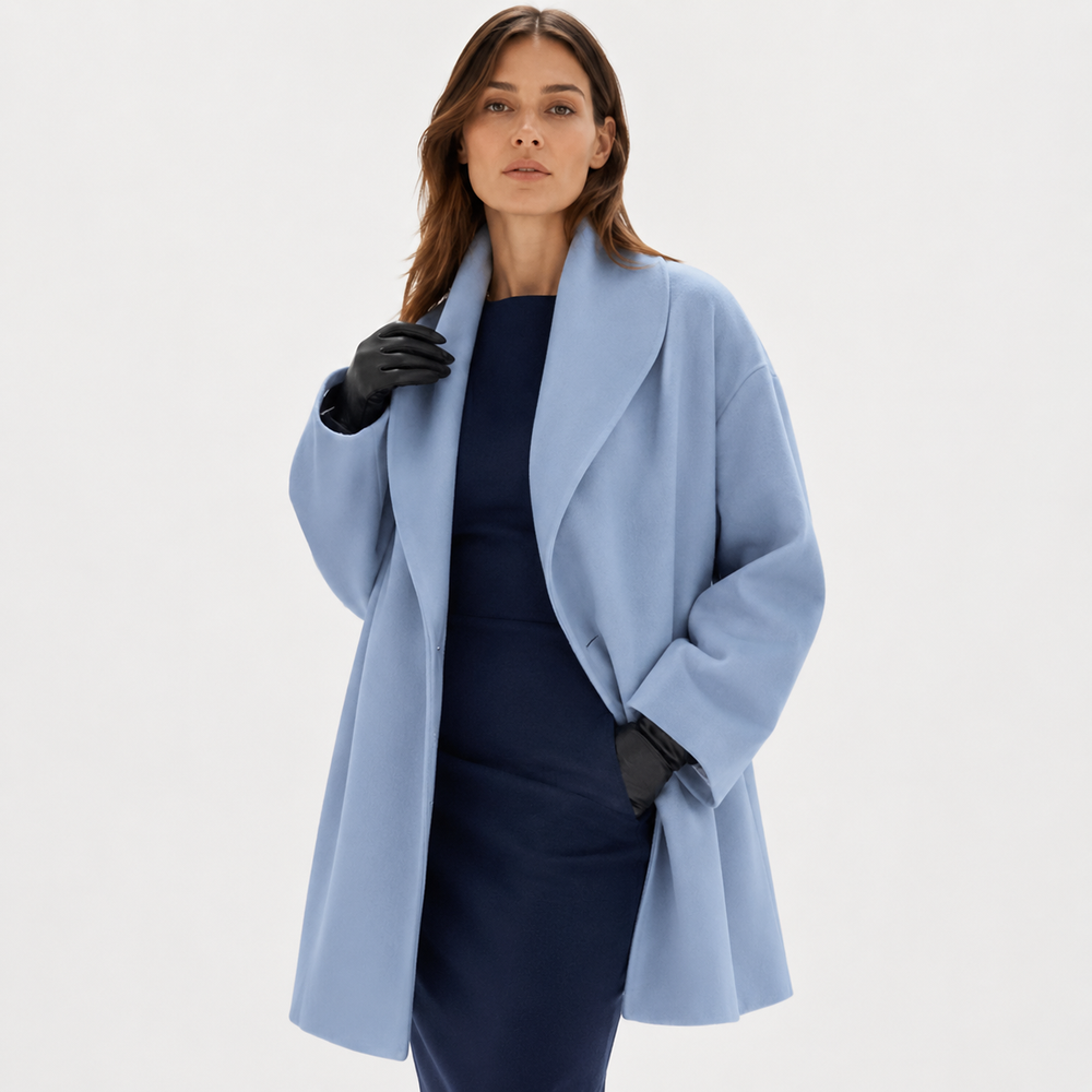 Cyrielle Winter Coat Hooded Padded Longline for Women, view 2