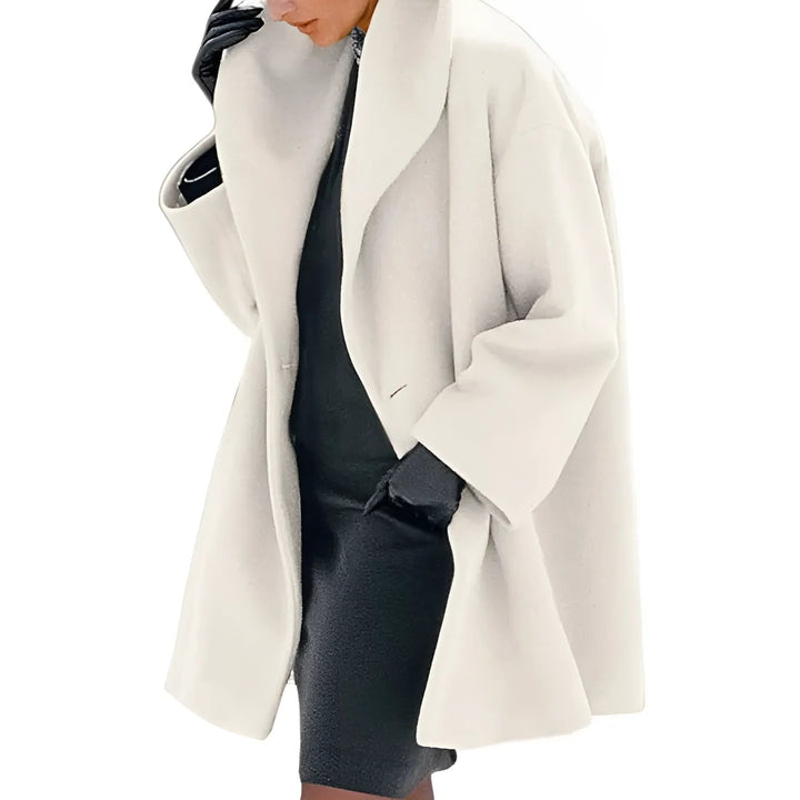 Cyrielle Winter Coat Hooded Padded Longline for Women in White