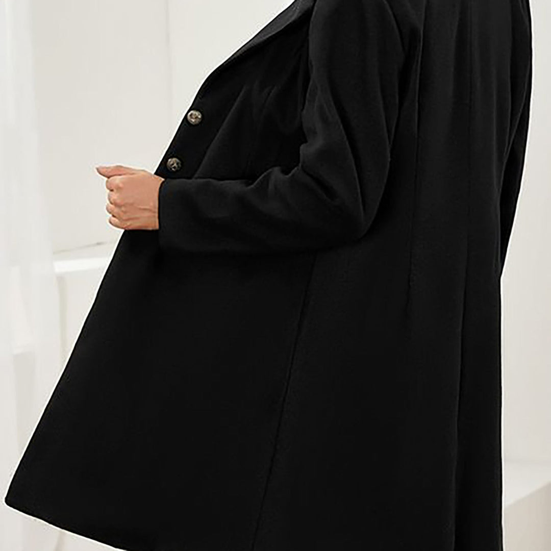 Constance Long Coat Notch Lapel Single Breasted for Women, view 8
