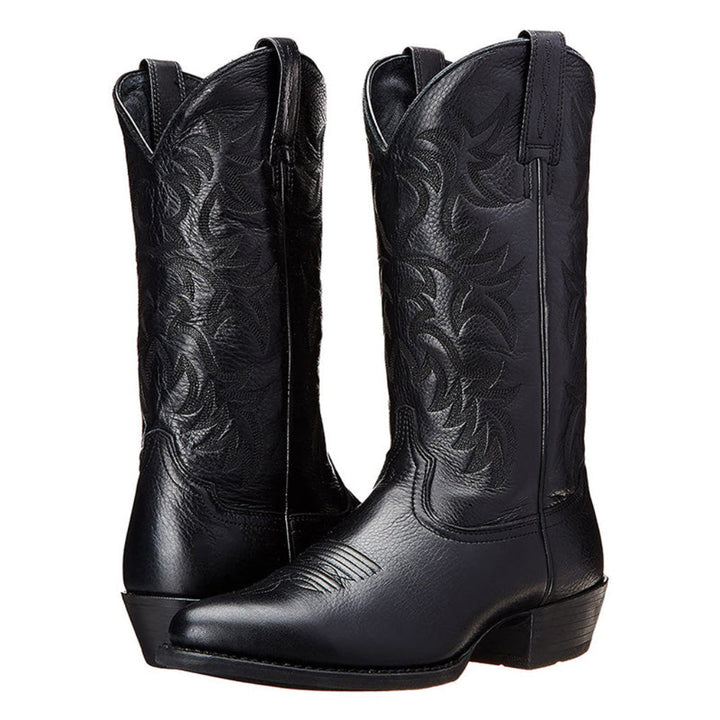 Classic Western Ankle Boots — ankle boots for women in black