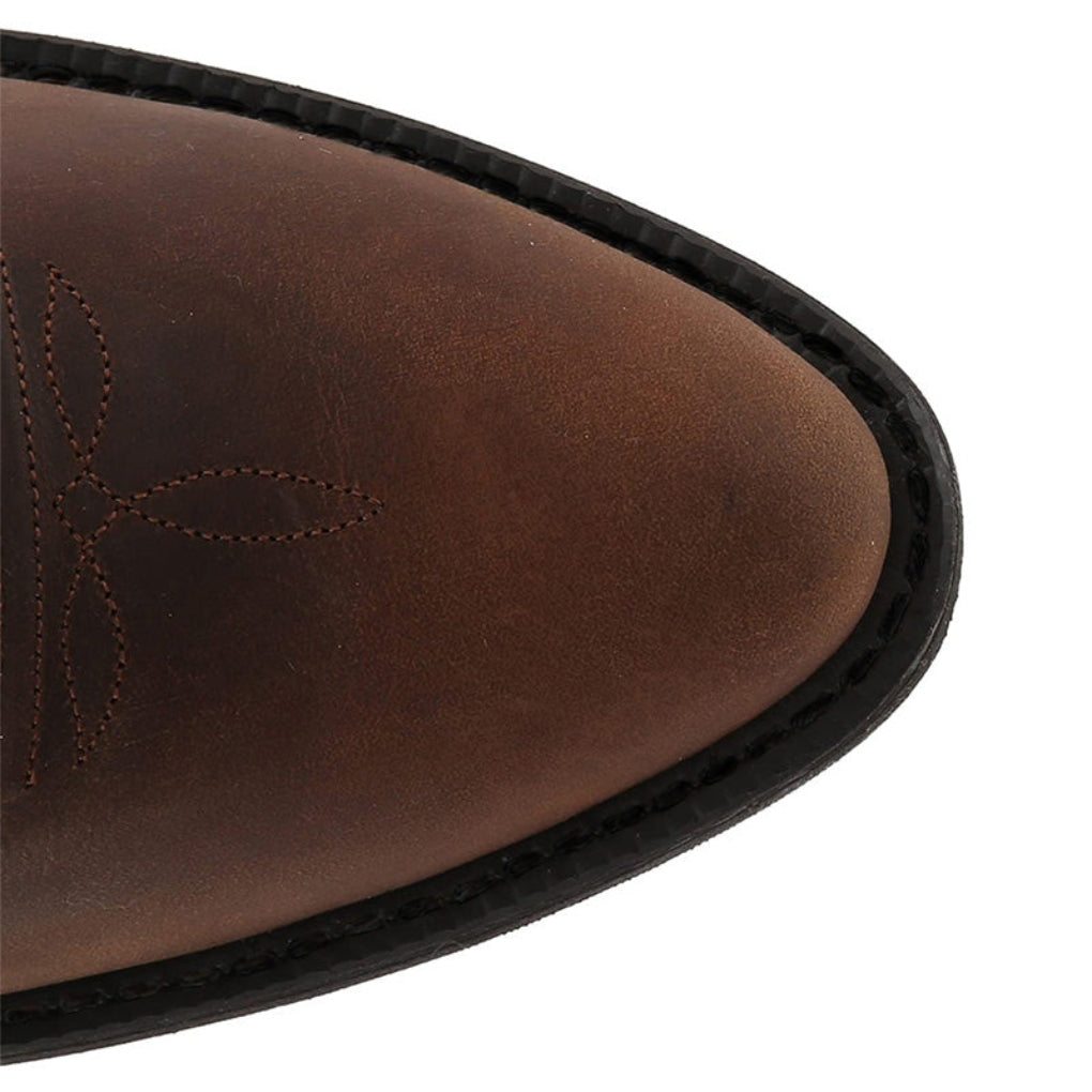 Classic Western Ankle Boots — ankle boots for women in brown
