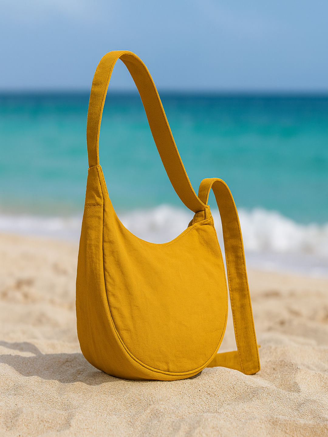 Blandine | Crescent Crossbody Bag for Women - front view