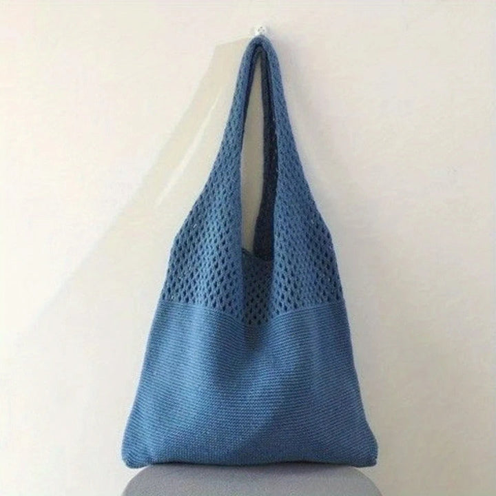 Bethanie | Mesh Knit Shoulder Tote Bag for Women - additional view