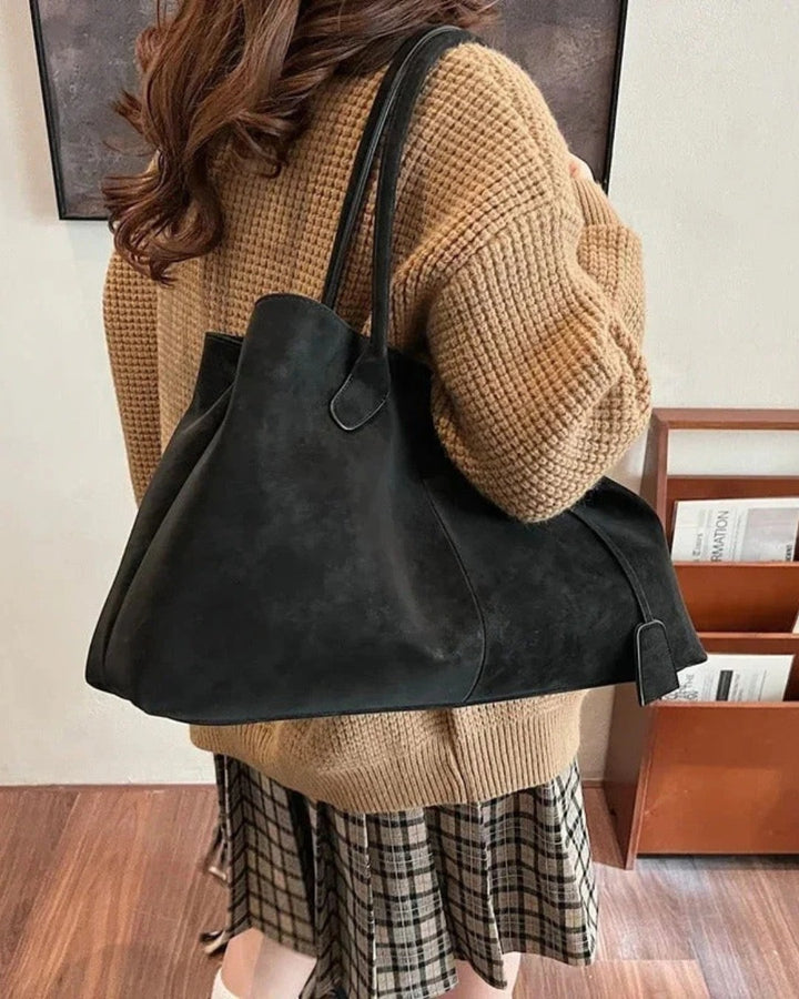 Maylis | Structured Tote Shoulder Bag for Women - back view
