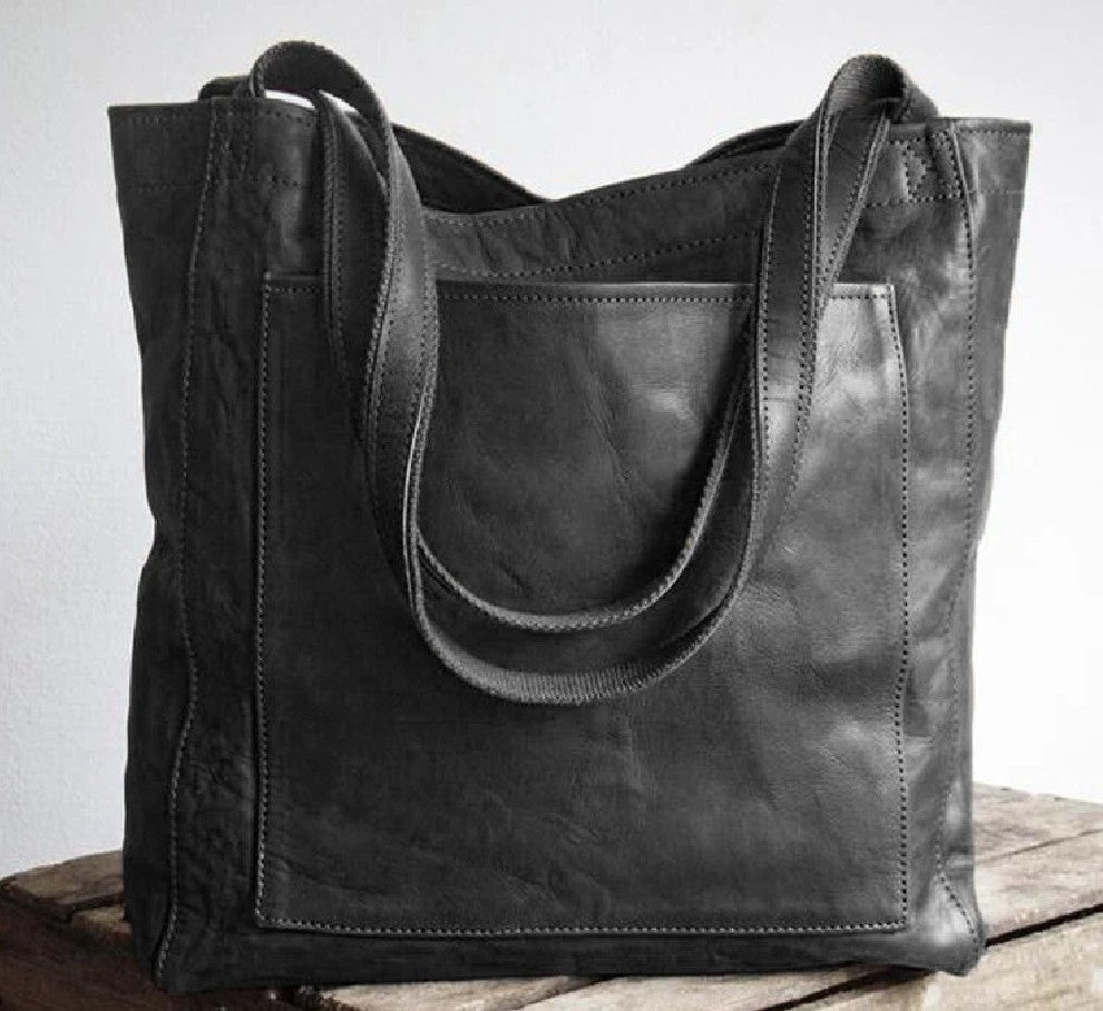 Lorraine | Leather Tote Bag for Women - interior view