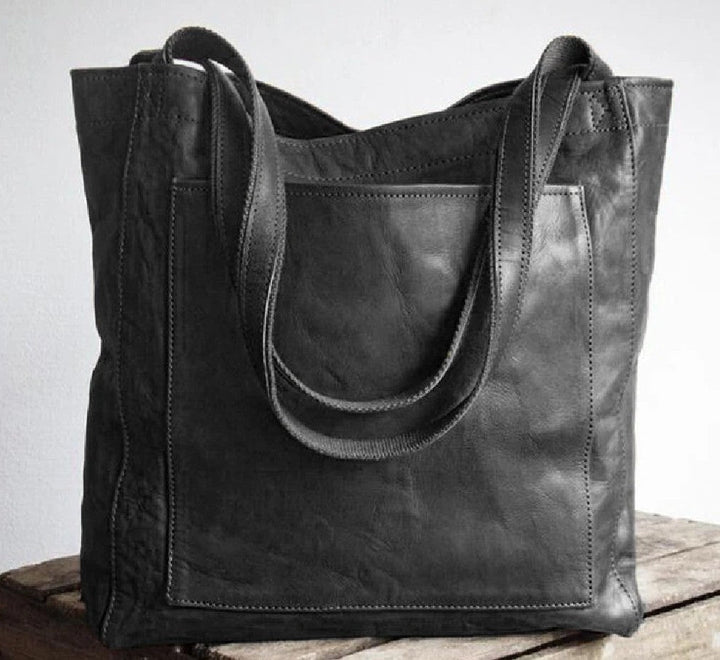 Lorraine | Leather Tote Bag for Women - interior view