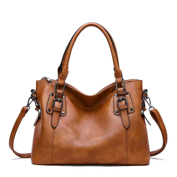 Jacinthe | Retro Tote Shoulder Bag for Women - front view