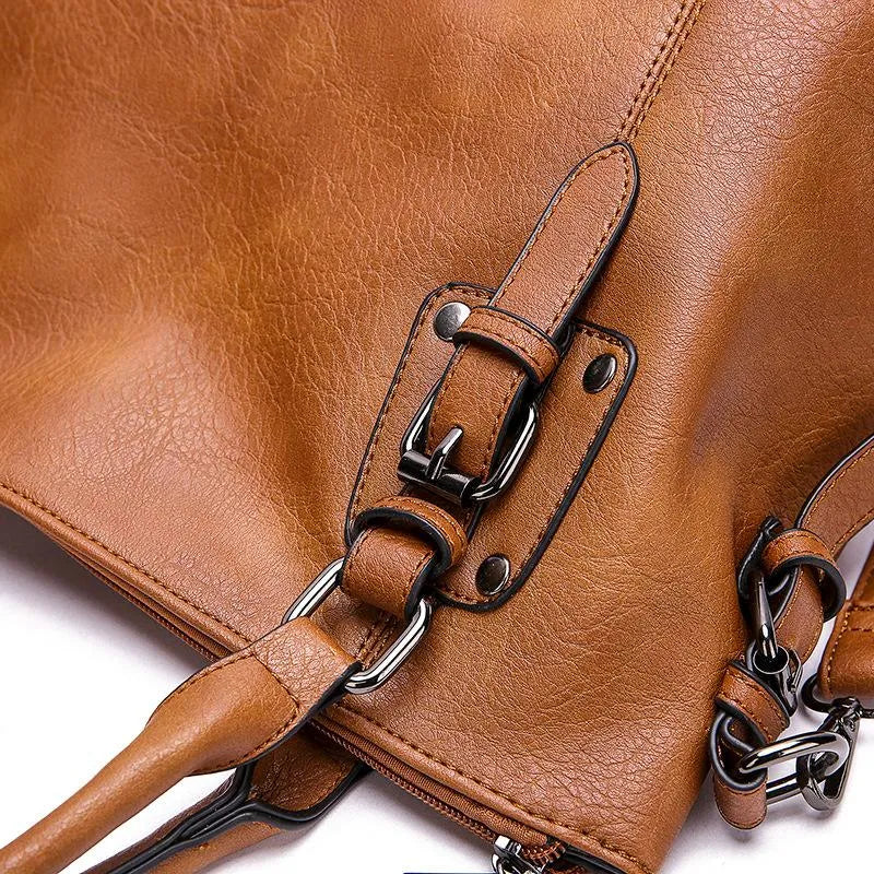 Jacinthe | Retro Tote Shoulder Bag for Women - interior view