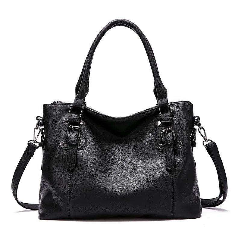 Jacinthe | Retro Tote Shoulder Bag for Women - side view