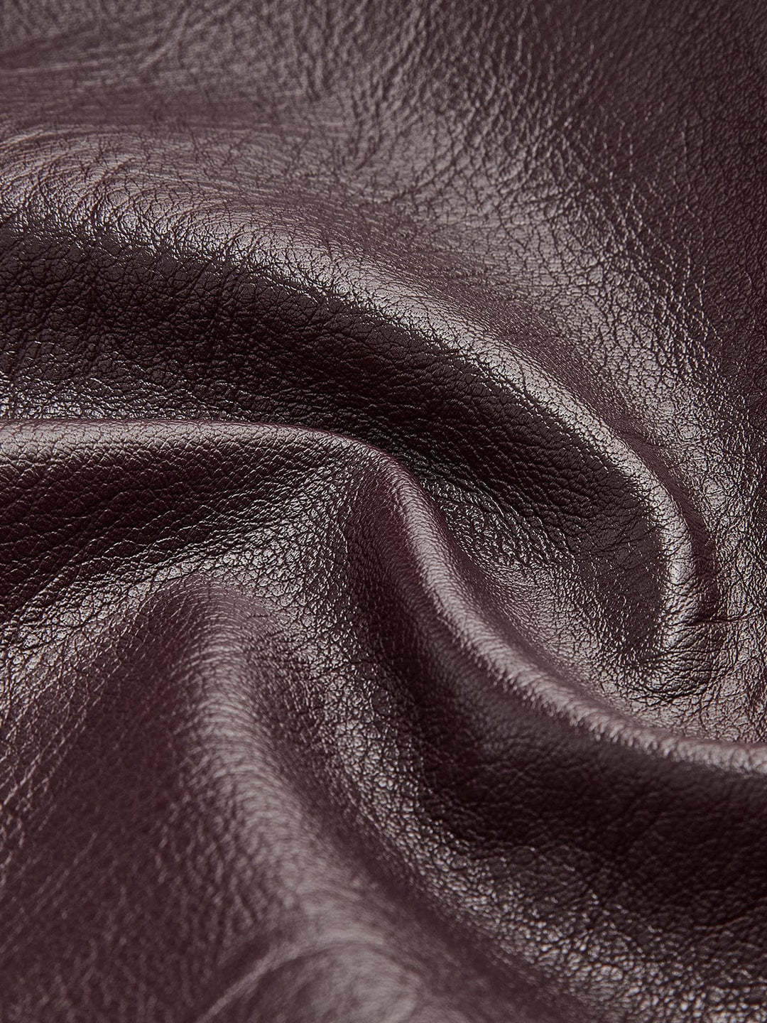 Bordeaux Oversized Faux Leather Jacket for women - view 4