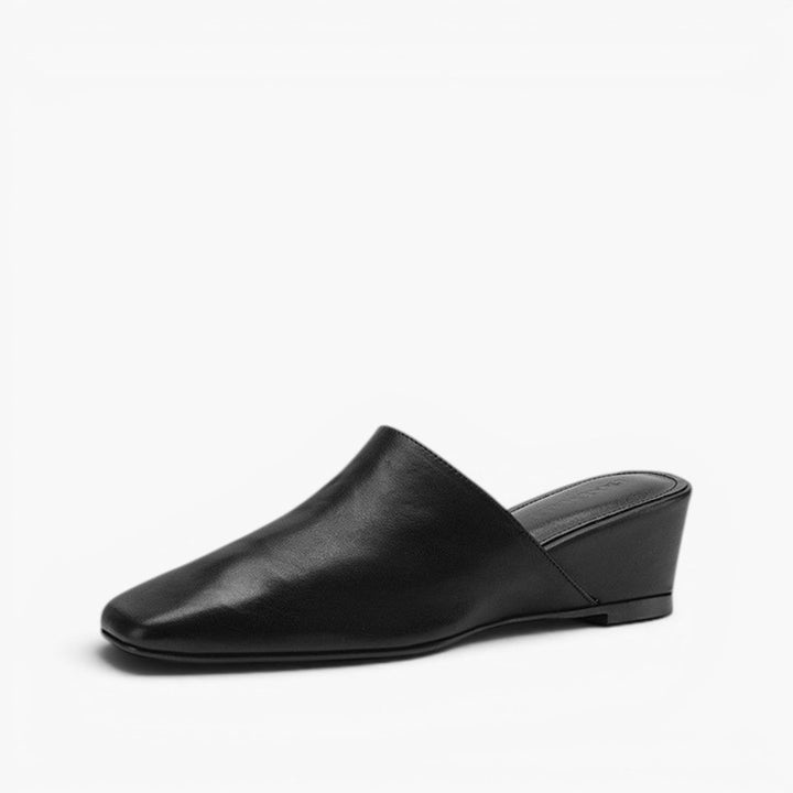 Soft Square Toe Mules — women's mules in warm camel