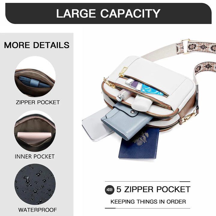 Oriane | Crossbody Shoulder Bag for Women - back view