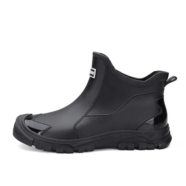 Waterproof Chelsea Rain Boots — rain boots for women in black