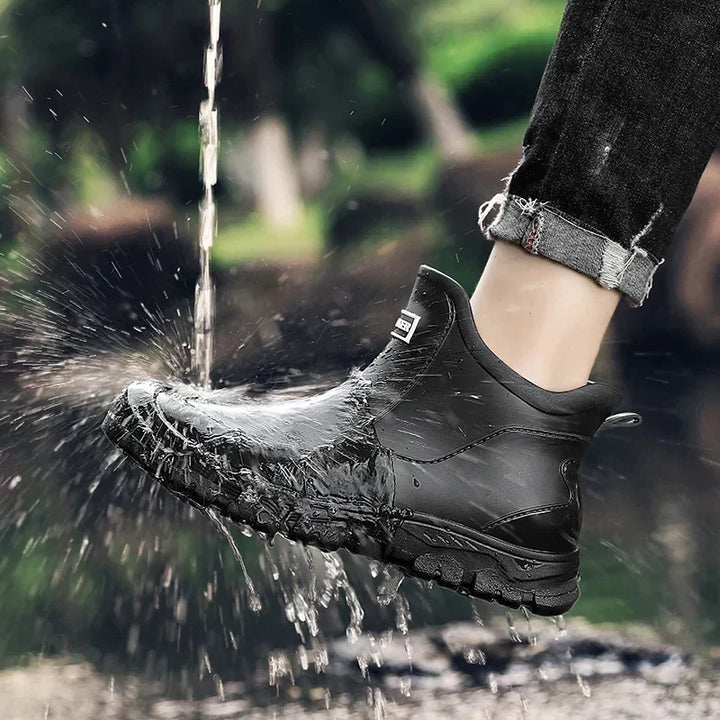 Waterproof Chelsea Rain Boots — rain boots for women in beige
