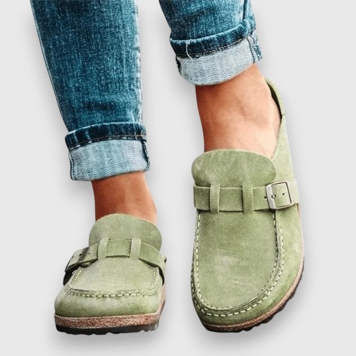 Soft Sole Slip On Loafers — women's loafers in lila