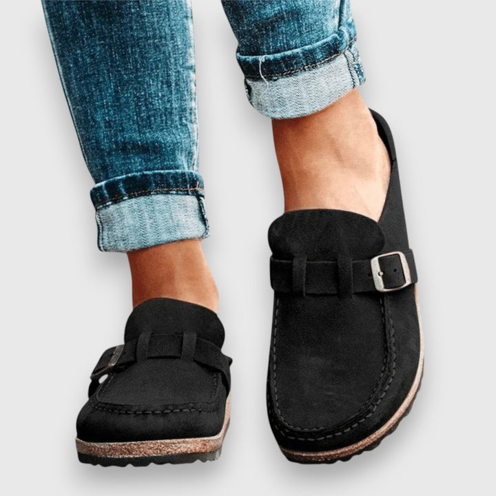 Soft Sole Slip On Loafers — women's loafers in beige