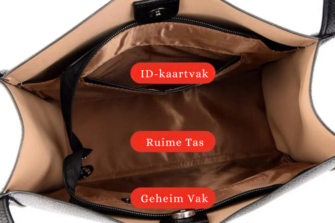 Sixtine | Leather Tote Bag for Women - additional view