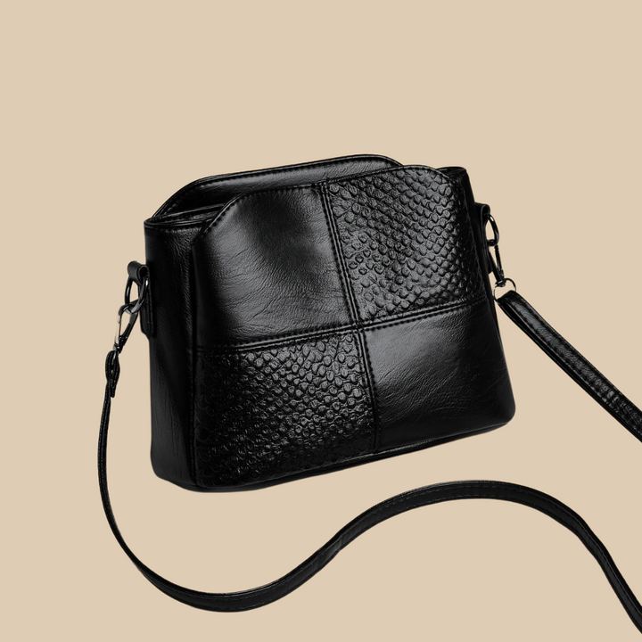 Ludmilla | Black Crossbody Bag for Women - front view