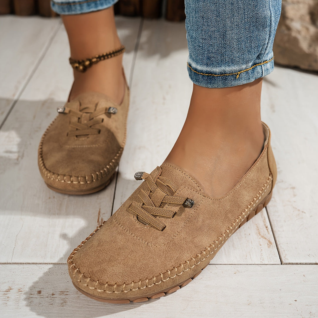 Classic Leather Loafers — women's loafers in brown