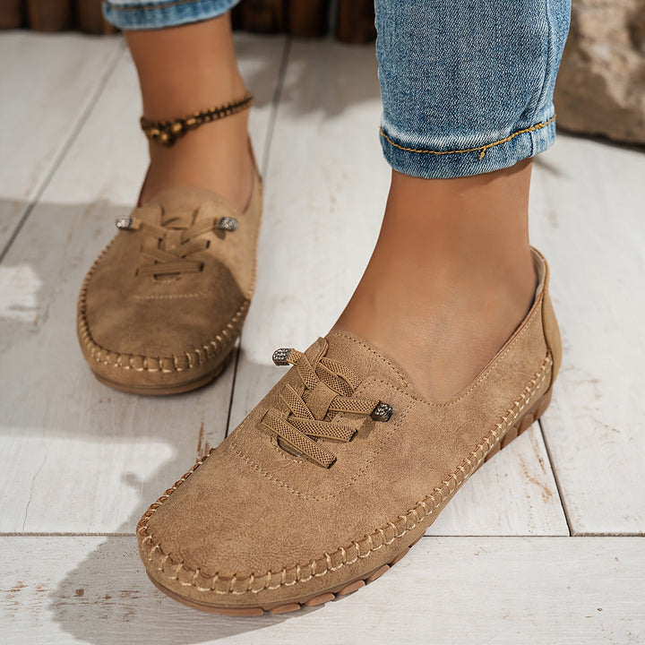 Classic Leather Loafers — women's loafers in brown