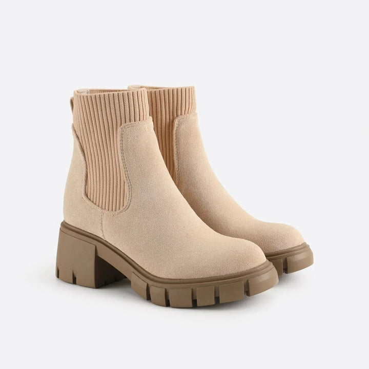 Chunky Lug Sole Chelsea Boots — chelsea boots for women in brown